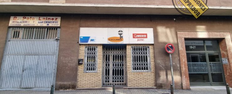 LOCAL EN VENTA EN CALLE BLANCA DE NAVARRA 19-21